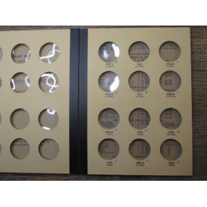 Library of Coins album for Franklin Half Dollars - 1948-1963 - vintage supply