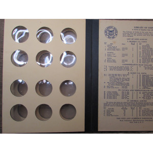 Library of Coins album for Franklin Half Dollars - 1948-1963 - vintage supply