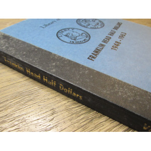 Library of Coins album for Franklin Half Dollars - 1948-1963 - vintage supply