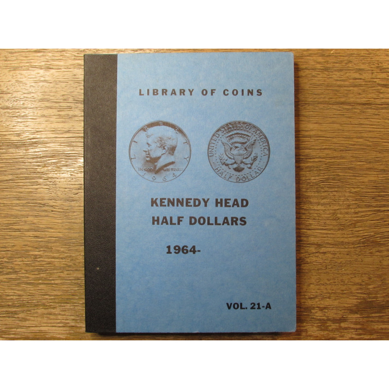 Library of Coins album for Kennedy Half Dollars - 1964 onwards