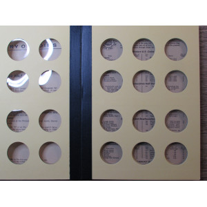 Library of Coins album for Kennedy Half Dollars - 1964 onwards