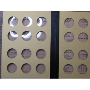 Library of Coins album for Kennedy Half Dollars - 1964 onwards