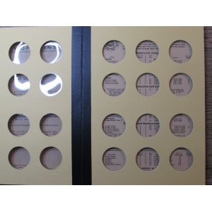 Library of Coins album for Kennedy Half Dollars - 1964 onwards