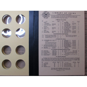 Library of Coins album for Kennedy Half Dollars - 1964 onwards