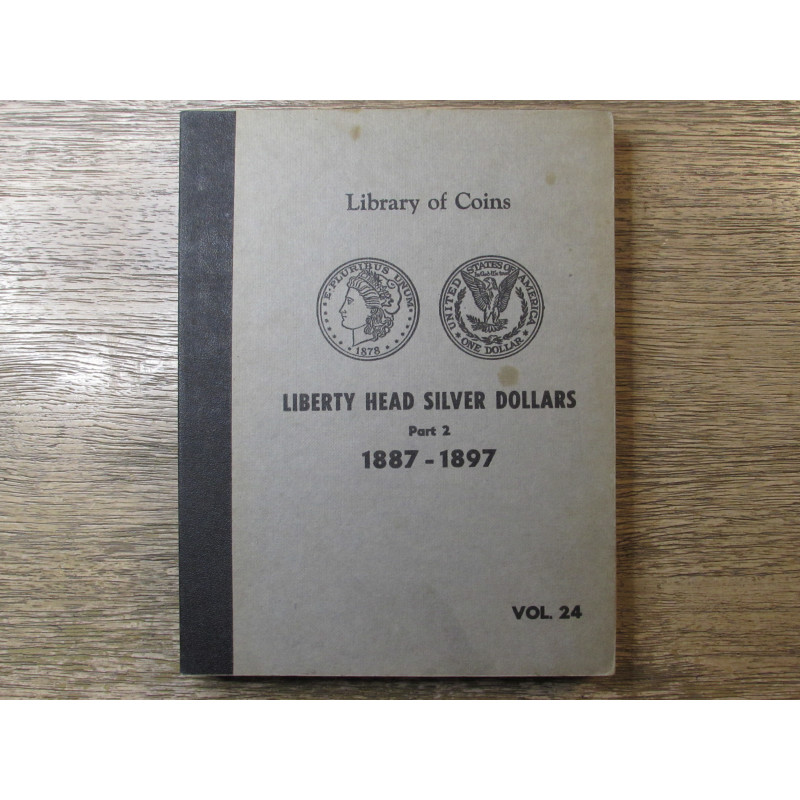 Library of Coins album for Morgan Dollars - 1887-1897 - vintage supply