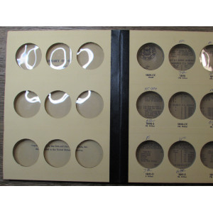 Library of Coins album for Morgan Dollars - 1887-1897 - vintage supply