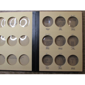 Library of Coins album for Morgan Dollars - 1887-1897 - vintage supply