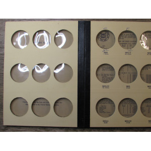 Library of Coins album for Morgan Dollars - 1887-1897 - vintage supply