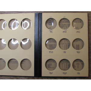 Library of Coins album for Morgan Dollars - 1887-1897 - vintage supply