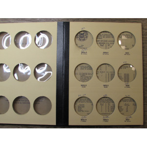 Library of Coins album for Morgan Dollars - 1887-1897 - vintage supply