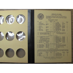 Library of Coins album for Morgan Dollars - 1887-1897 - vintage supply