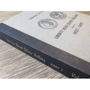 Library of Coins album for Morgan Dollars - 1887-1897 - vintage supply