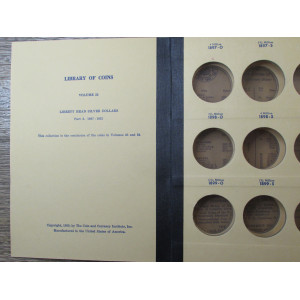 Library of Coins album for Morgan Dollars - 1897-1921 - vintage supply