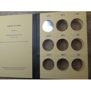 Library of Coins album for Morgan Dollars - 1897-1921 - vintage supply