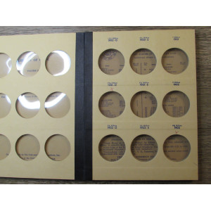Library of Coins album for Morgan Dollars - 1897-1921 - vintage supply