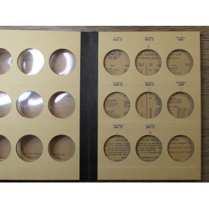 Library of Coins album for Morgan Dollars - 1897-1921 - vintage supply