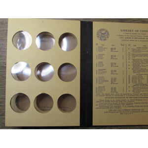 Library of Coins album for Morgan Dollars - 1897-1921 - vintage supply