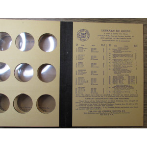 Library of Coins album for Morgan Dollars - 1897-1921 - vintage supply