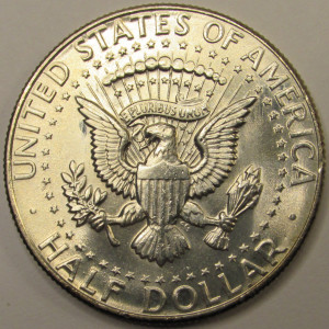 1964 JFK Half Dollar - uncirculated flashy first year of issue silver coin