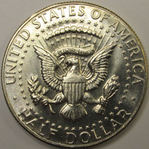 1970 D JFK Half Dollar - vintage Denver mintmark low mintage coin