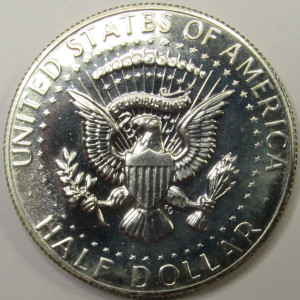 1970 S JFK Half Dollar - vintage proof American 40 percent silver coin