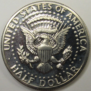 1973 S JFK Half Dollar - vintage American flashy proof coin