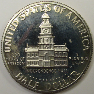 1976 S JFK Half Dollar - vintage American flashy proof coin