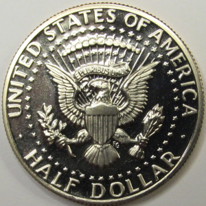 1977 S JFK Half Dollar - vintage flashy proof American coin