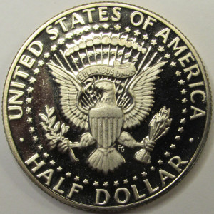 1982 S JFK Half Dollar - vintage flashy proof coin