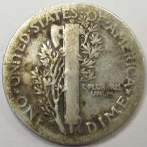 1920 S Mercury Dime - antique San Francisco mintmark silver coin