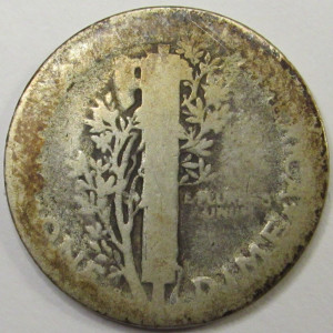 1924 S Mercury Dime - antique San Francisco mintmark silver dime