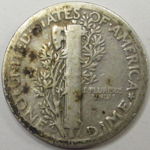 1925 D Mercury Dime - vintage Denver mintmark silver coin