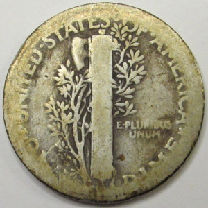 1928 S Mercury Dime - vintage San Francisco mintmark silver coin