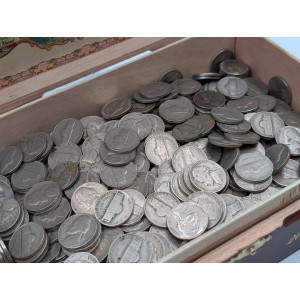 Lot of 400 1938-1964 Jefferson nickels - various dates and mintmarks - bulk lot