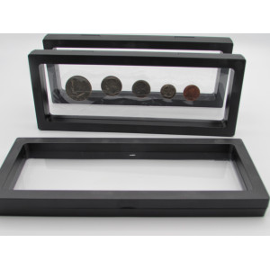 Large floating frame coin holders - choose quantity 3 / 5 / 10