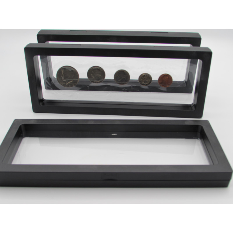 Large floating frame coin holders - choose quantity 3 / 5 / 10