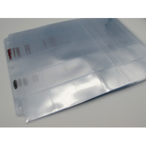 20 Pocket plastic archival Coin Pages for coin collecting storage - choose quantity 5 / 10 / 20