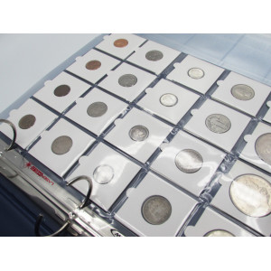 20 Pocket plastic archival Coin Pages for coin collecting storage - choose quantity 5 / 10 / 20