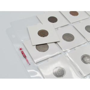 20 Pocket plastic archival Coin Pages for coin collecting storage - choose quantity 5 / 10 / 20