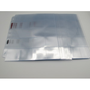 20 Pocket plastic archival Coin Pages for coin collecting storage - choose quantity 5 / 10 / 20