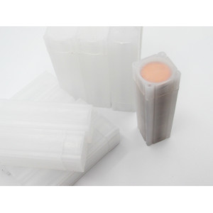 Square Cent (Penny) Coin Tubes - Pack of 5 / 10 / 20 - archival quality plastic