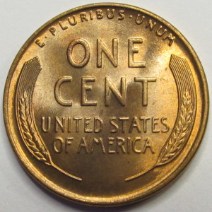 1938 Lincoln Wheat Cent - antique high grade uncirculated wheat penny