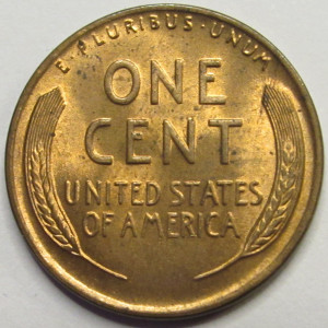 1935 D Lincoln Wheat Cent - antique Denver mintmark uncirculated penny