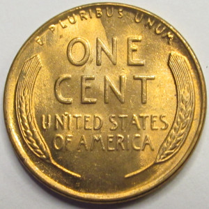 1944 Lincoln Wheat Cent - antique uncirculated WW2 era American penny