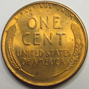 1950 D Lincoln Wheat Cent - antique Denver mintmark American penny