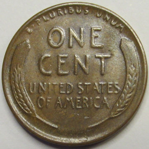 1929 Lincoln Wheat Cent - antique uncirculated American wheat penny