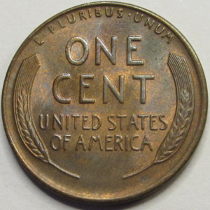 1935 D Lincoln Wheat Cent - antique Denver mintmark American wheat penny