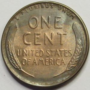 1938 S Lincoln Wheat Cent - antique San Francisco mintmark American wheat penny