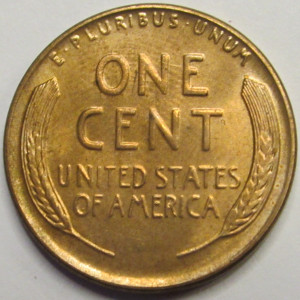 1939 S Lincoln Wheat Cent - antique uncirculated American wheat penny coin