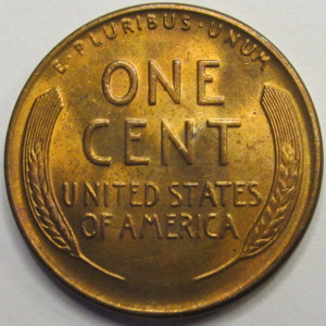 1941 Lincoln Wheat Cent - antique American uncirculated wheat penny